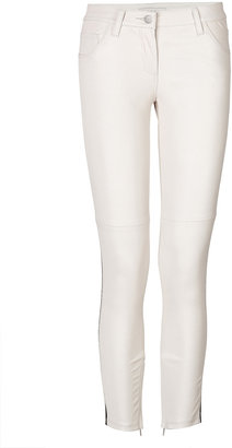 IRO Leather Skinnies with Side Trim