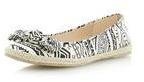 Dorothy Perkins Womens Head Over Heels By Dune Michelle Bow Detail Espadrille- White