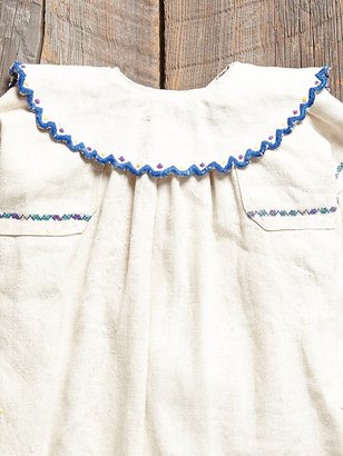Free People Vintage 1960s Embroidered Blouse