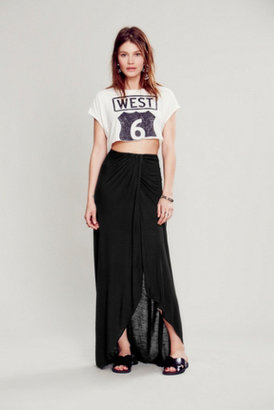 Free People Solid Knit Column Skirt