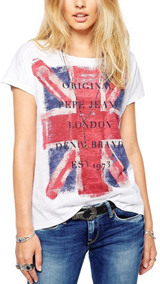 ChicNova The Union Jack Letter Slim Fit T-shirt