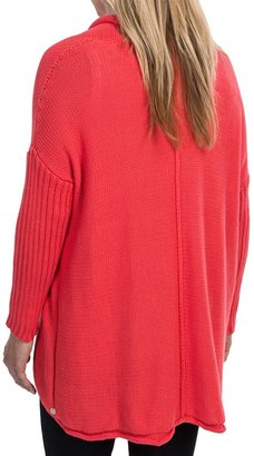 Pure Handknit Fairway Sweater - V-Neck, 3/4 Sleeve (For Women)