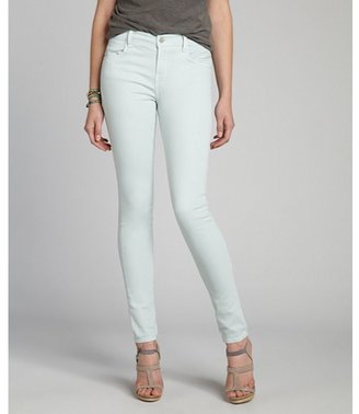 J Brand glass blue stretch denim mid-rise super skinny jeans