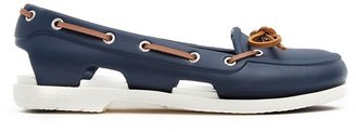 Crocs Beach Line Boat Shoe Navy / White