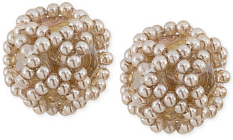 Carolee Gold-Tone Champagne Bubble Stud Earrings