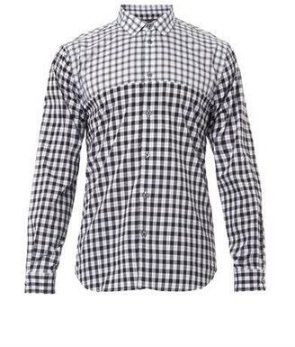 Marc by Marc Jacobs Contrast-check cotton shirt