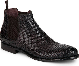 Alberto Fasciani Perla 510 Woven Leather Chelsea Boots - for Women