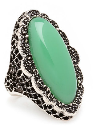 Forever 21 Old Hollywood Faux Stone Ring