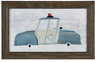 Police Car Framed Wall Art