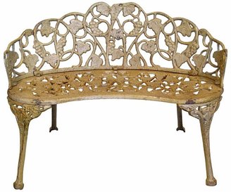 Chanel Channel Enterprises Outdoor Benches Duchess Iron Curved Outdoor Bench
