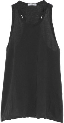 James Perse Cotton-jersey crepe tank