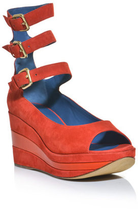 Marc by Marc Jacobs WEDGES 3 ANKLE STRAP  WEDGE Red