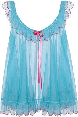 Agent Provocateur Lorna scalloped tulle babydoll
