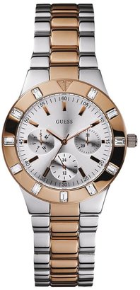 GUESS Ladies Glisten 2-Tone Watch