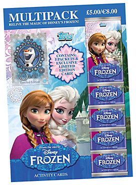 Topps Disney Frozen Trading Card Game, Pack of 5