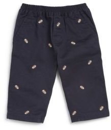 Hartstrings Infant's Embroidered Football Twill Pants