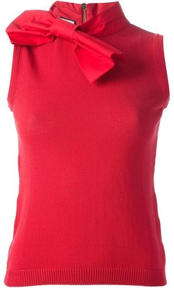 Moschino bow detailed top