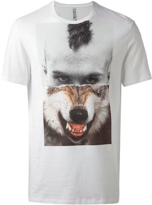 Neil Barrett wolf print T-shirt