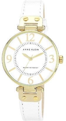 Anne Klein Ladies Leather Watch 10-N9168WTWT