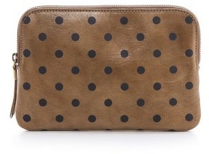 Madewell Medium Pouch with Polka Dots