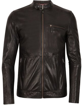 Ted Baker Men's Visery Leather Jacket