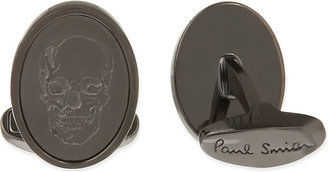 Paul Smith Skull etched cufflinks