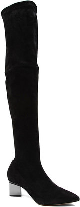 Nicholas Kirkwood Soloman Suede Over-the-Knee Boots, Women's, Size: EUR 37 / 4 UK WOMEN, Black