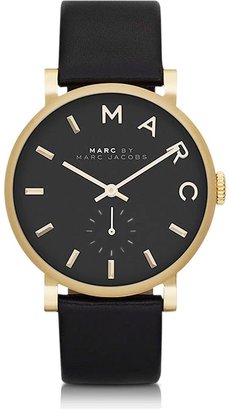 Marc by Marc Jacobs Black Baker 36.5MM Round Women's Watch
