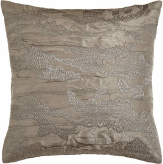Donna Karan Home Reflection Embroidered Pillow, 18"Sq.
