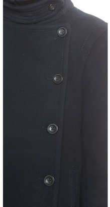 Madewell Long Overized Trapeze Peacoat