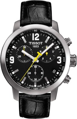 Tissot mens PRC 200 Stainless Steel Sport Watch Black T0554171605700