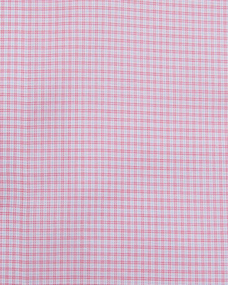 Eton Small-Check Dress Shirt, Pink