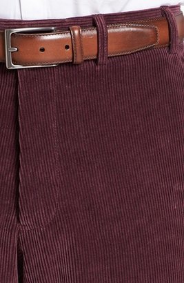 JB Britches Flat Front Corduroy Trousers