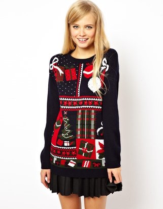 ASOS Vintage Look Holiday Sweater