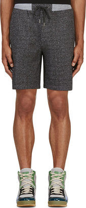 Marc by Marc Jacobs Black & Grey Speckled Lochlan Shorts