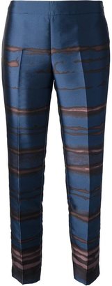 Galitzine abstract stripe trouser