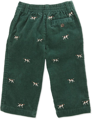 Ralph Lauren Childrenswear Vintage Varsity Fleece Shawl & Pants Set, Oatmeal Heather, 9-24 Months