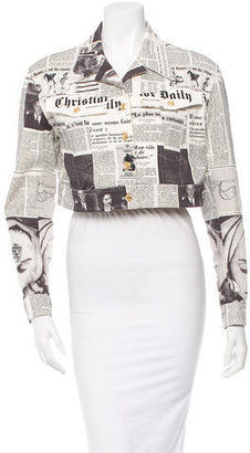 Christian Dior Newsprint Jacket