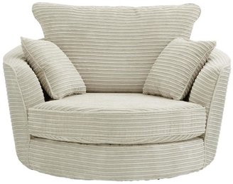 Gladstone Fabric Snuggle Swivel Chair