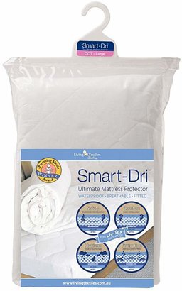 Living Textiles Smart Dri Cot Waterproof Mattress Protector, Large