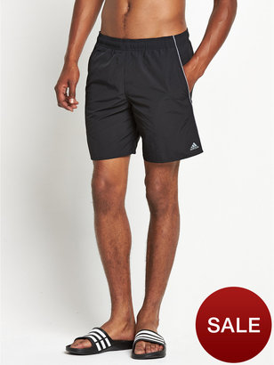 adidas Mens Solid Swim Shorts - Black
