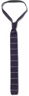 Toms Pin stripes knit  navy tie
