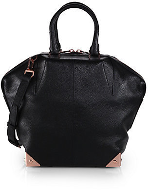 Alexander Wang Emile Small Pebbled-Leather Tote