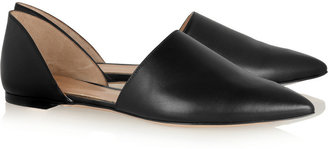 Gianvito Rossi Leather point-toe flats