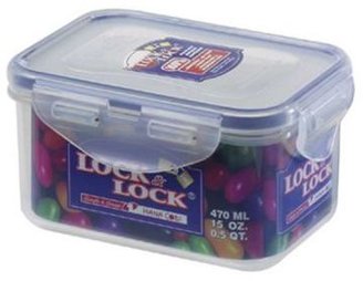 Lock & Lock polypropylene rectangular 470ml container
