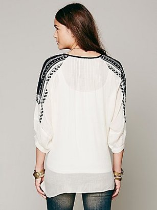 Free People Love Lost Embroidered Tunic