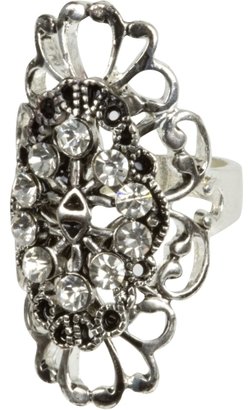 Charlotte Russe Oval Filigree Ring
