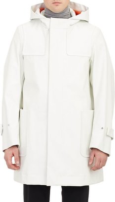 Jil Sander Cortina Hooded Coat-Colorless