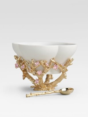 L'OBJET Blossom Porcelain Salt Cellar