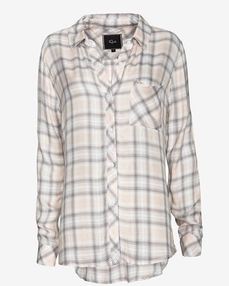 Rails Exclusive Hunter Plaid Shirt: Blush/Grey